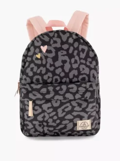 Grijze/ Roze Rugzak Panterprint -Beroemde Schoenen Winkel 2219142 HL1
