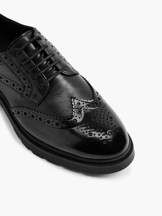 Zwarte Chunky Veterschoen 2 Zwarte Chunky Veterschoen - Afbeelding 2