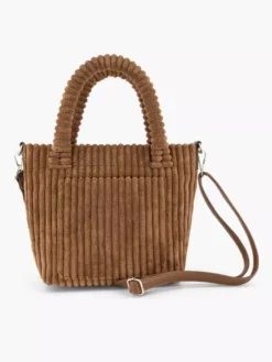 Bruine Handtas Corduroy