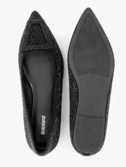 Zwarte Ballerina Steentjes 8 Zwarte Ballerina Steentjes -Beroemde Schoenen Winkel 2226111 H3