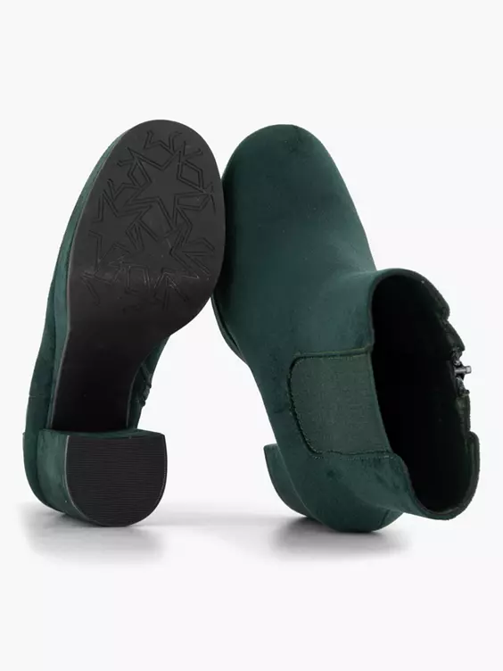Groene Chelsea Hoge Hak 4 Groene Chelsea Hoge Hak - Afbeelding 4