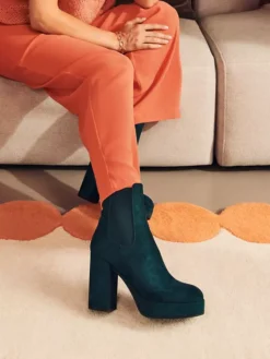 Groene Chelsea Hoge Hak 13 Groene Chelsea Hoge Hak -Beroemde Schoenen Winkel 2229677 H9