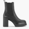 Zwarte Chelsea Boot Hoge Hak