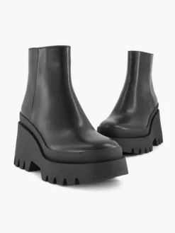 Zwarte Platform Enkellaars 10 Zwarte Platform Enkellaars -Beroemde Schoenen Winkel 2229715 H5