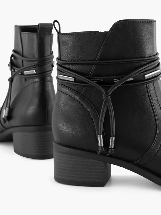 Zwarte Enkellaars 5 Zwarte Enkellaars - Afbeelding 5