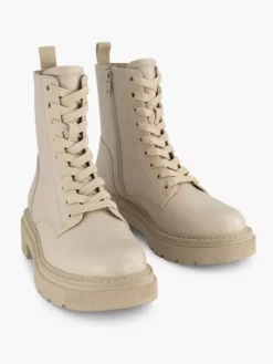 Beige Veterboot -Beroemde Schoenen Winkel 2230495 H5