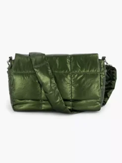 Groene Schoudertas Metallic
