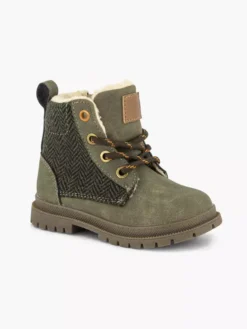 Donkergroene Veterboot -Beroemde Schoenen Winkel 2232543 H6