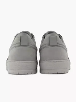 Grijze Leren Sneaker -Beroemde Schoenen Winkel 2232552 H4
