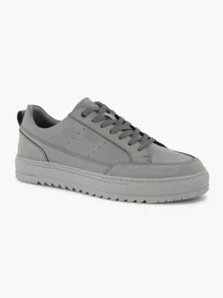 Grijze Leren Sneaker -Beroemde Schoenen Winkel 2232552 H6