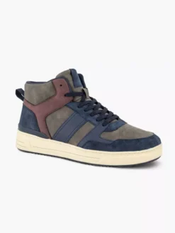 Donkerblauwe Hoge Sneaker -Beroemde Schoenen Winkel 2232554 H6