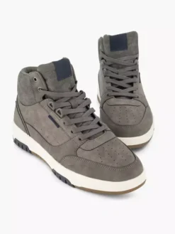 Grijze Hoge Sneaker -Beroemde Schoenen Winkel 2232558 H5