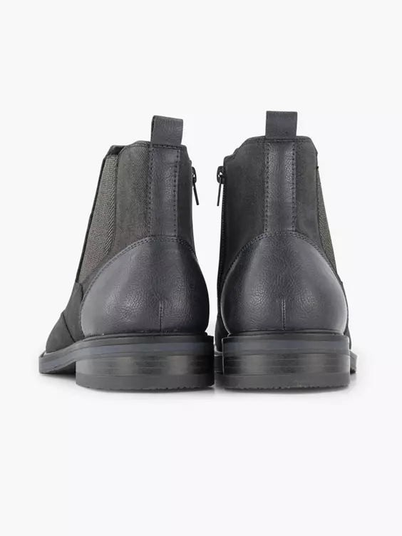 Donkerblauwe Chelsea Boot 4 Donkerblauwe Chelsea Boot - Afbeelding 4