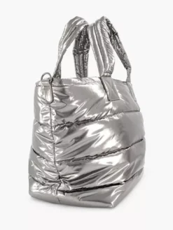 Zilveren Schoudertas Gewatteerd -Beroemde Schoenen Winkel 2234753 H2