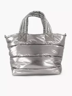 Zilveren Schoudertas Gewatteerd -Beroemde Schoenen Winkel 2234753 H3