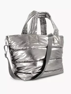 Zilveren Schoudertas Gewatteerd -Beroemde Schoenen Winkel 2234753 H6