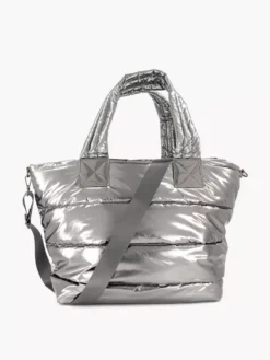 Zilveren Schoudertas Gewatteerd -Beroemde Schoenen Winkel 2234753 HL1
