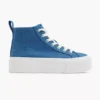 Jeansblauwe Platform Sneaker