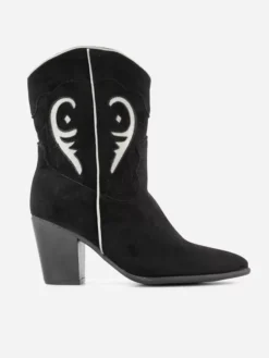 Zwarte Cowboy Laars Hak