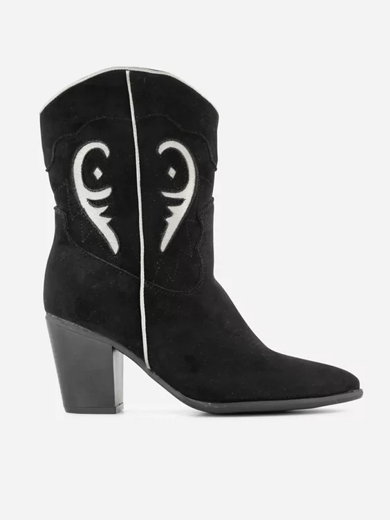 Zwarte Cowboy Laars Hak 1 Zwarte Cowboy Laars Hak