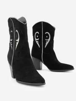 Zwarte Cowboy Laars Hak 10 Zwarte Cowboy Laars Hak -Beroemde Schoenen Winkel 2235035 H5