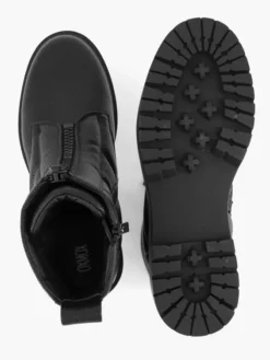 Zwarte Enkelboot Doorgestikt -Beroemde Schoenen Winkel 2235044 H3