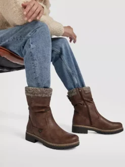 Easy Street Bruine Enkelaars -Beroemde Schoenen Winkel 2236706 H10