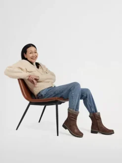 Easy Street Bruine Enkelaars -Beroemde Schoenen Winkel 2236706 H9