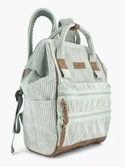 Mintgroene Rugzak Corduroy -Beroemde Schoenen Winkel 2240040 H6