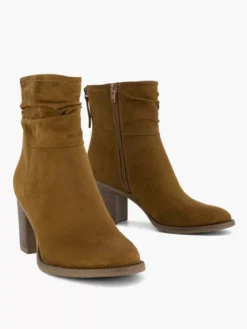 Bruine Enkellaars Hak -Beroemde Schoenen Winkel 2240145 H5