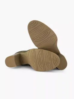 Groene Enkellaars Hak -Beroemde Schoenen Winkel 2240151 H3