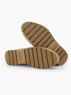 Zandkleurige Leren Sneaker -Beroemde Schoenen Winkel 2241112 H3