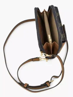 Bruine Telefoontas Print -Beroemde Schoenen Winkel 2242982 H3