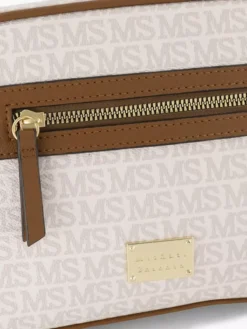 Witte Schoudertas Print -Beroemde Schoenen Winkel 2243003 H4