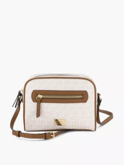 Witte Schoudertas Print -Beroemde Schoenen Winkel 2243003 HL1