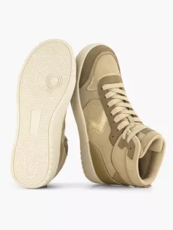 Taupe Hoge Sneaker 9 Taupe Hoge Sneaker -Beroemde Schoenen Winkel 2243863 H4
