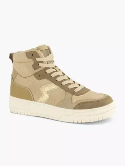 Taupe Hoge Sneaker 11 Taupe Hoge Sneaker -Beroemde Schoenen Winkel 2243863 H6
