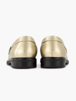 ONLY Shoes Gouden Loafer -Beroemde Schoenen Winkel 2244600 H4