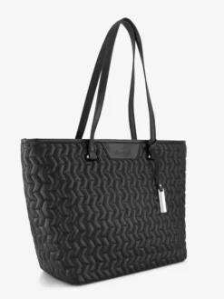 Zwarte Shopper Doorgestikt 16 Zwarte Shopper Doorgestikt -Beroemde Schoenen Winkel 2244692 H6