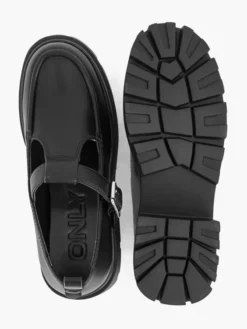 ONLY Shoes Zwarte Chunky Loafer -Beroemde Schoenen Winkel 2244700 H3