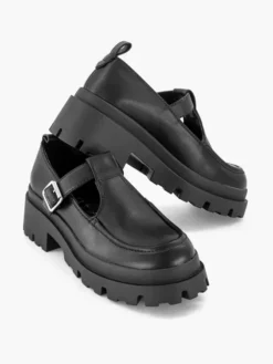 ONLY Shoes Zwarte Chunky Loafer -Beroemde Schoenen Winkel 2244700 H5