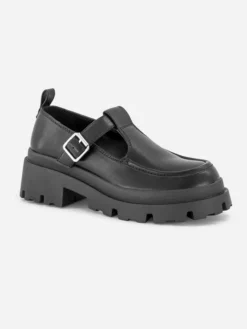 ONLY Shoes Zwarte Chunky Loafer -Beroemde Schoenen Winkel 2244700 H6