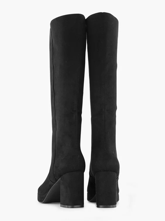 Zwarte Lange Laars Hak 4 Zwarte Lange Laars Hak - Afbeelding 4