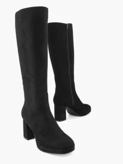 Zwarte Lange Laars Hak 10 Zwarte Lange Laars Hak -Beroemde Schoenen Winkel 2244795 H5