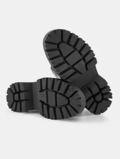 Zwarte Bikerboot -Beroemde Schoenen Winkel 2244895 H3