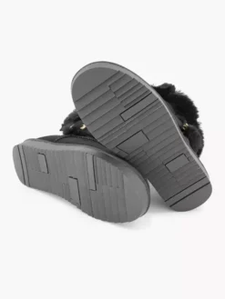 Zwarte Enkelboot Gevoerd -Beroemde Schoenen Winkel 2245818 H3