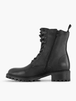 Zwarte Leren Veterboot -Beroemde Schoenen Winkel 2245858 H2