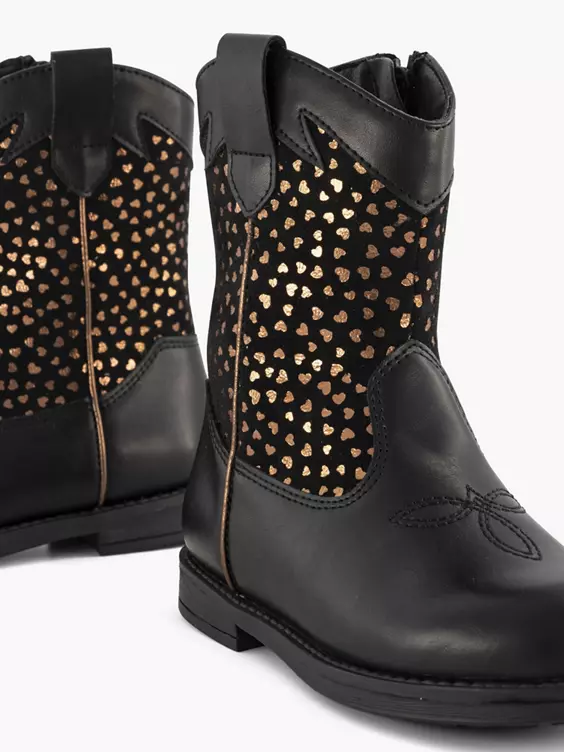 Zwarte Cowboylaars 5 Zwarte Cowboylaars - Afbeelding 5
