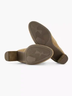 Cognac Suède Enkellaars Hak 8 Cognac Suède Enkellaars Hak -Beroemde Schoenen Winkel 2246592 H3