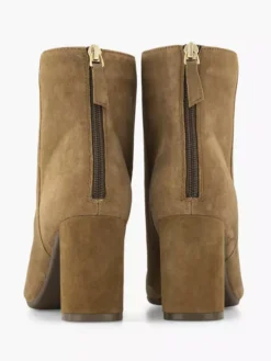 Cognac Suède Enkellaars Hak 9 Cognac Suède Enkellaars Hak -Beroemde Schoenen Winkel 2246592 H4